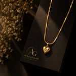 Heart Star Crystal Pendant Necklace