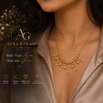 Pearl Drop Statement Necklace
