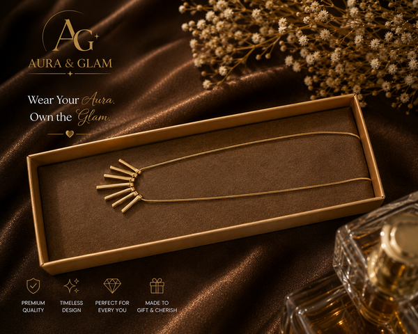 Sunburst Bar Necklace