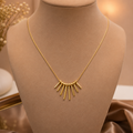 Sunburst Bar Necklace
