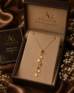 Lariat Disc Necklace