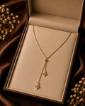 Tulip Butterfly Lariat Necklace