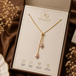 Tulip Butterfly Lariat Necklace