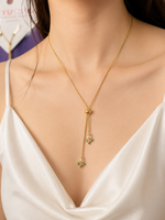 tulip Butterfly Lariat Necklace