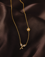 Elegant Floral Vine Necklace for Women